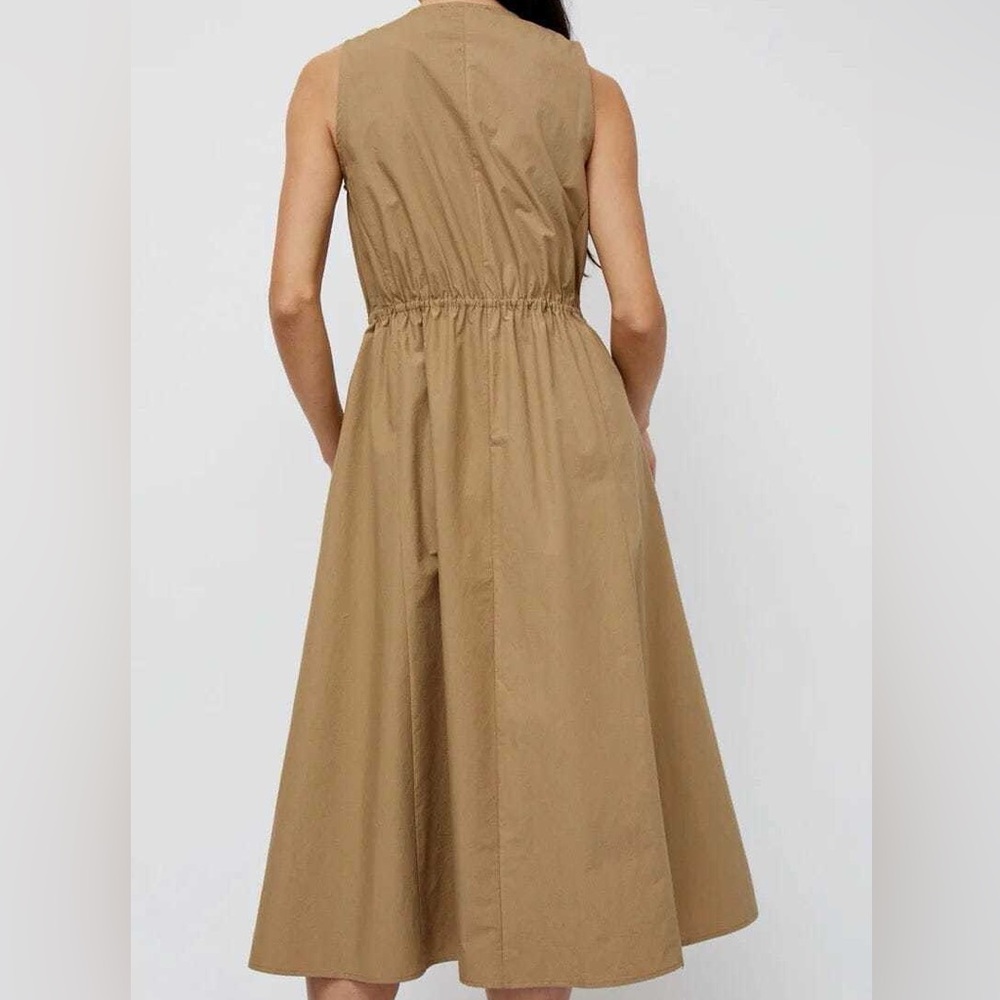 No. 6 Tan Mercer Midi Dress New with Tags - Picture 4 of 6